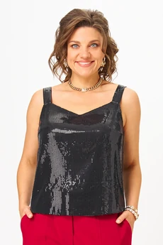 Топ 2299 черный Твой Имидж