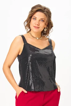 Топ 2299 черный Твой Имидж