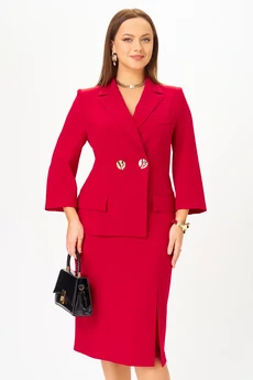Платье 2305 красный Твой Имидж