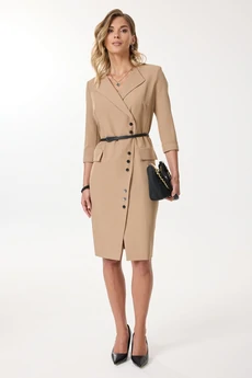 Платье 2311 кэмел Твой Имидж