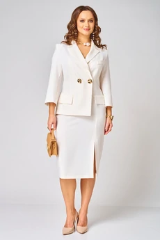 Платье 2318 молочный Твой Имидж