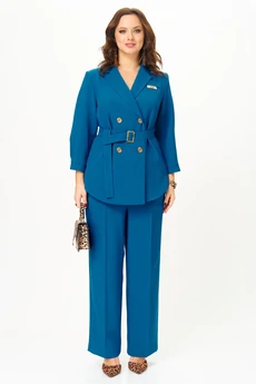 Костюм брючный 2325 морская волна Твой Имидж