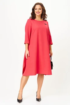 Платье 2332 коралл Твой Имидж