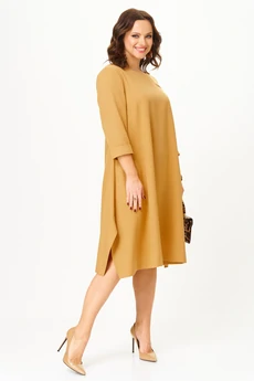 Платье 2334 горчица Твой Имидж