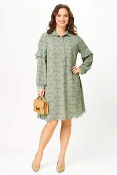 Платье 2338 фисташка Твой Имидж