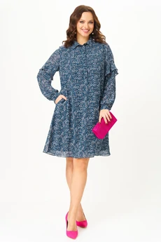 Платье 2339 маренго Твой Имидж