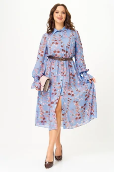 Платье 2344 небесно-голубой Твой Имидж