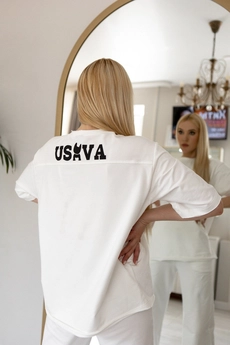 Футболка 001-1 белый USOVA