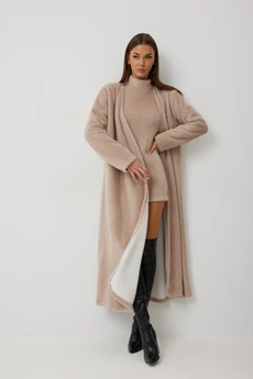 Костюм с платьем 1008 мокко V&N fashion