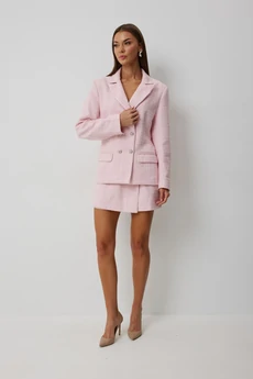 Костюм с юбкой 1023 розовый V&N fashion