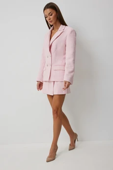 Костюм с юбкой 1023 розовый V&N fashion