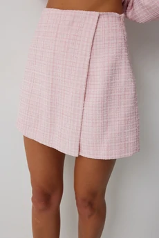 Костюм с юбкой 1023 розовый V&N fashion