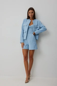 Жакет 1035 голубой V&N fashion