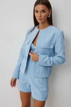 Жакет 1035 голубой V&N fashion