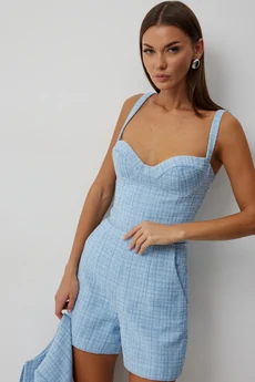 Костюм с шортами 1038 голубой V&N fashion