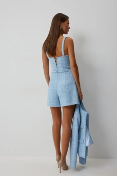 Костюм с шортами 1038 голубой V&N fashion