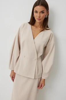 Костюм с юбкой 1050 бежевый V&N fashion