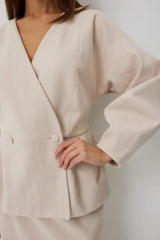 Жакет 1048 бежевый V&N fashion