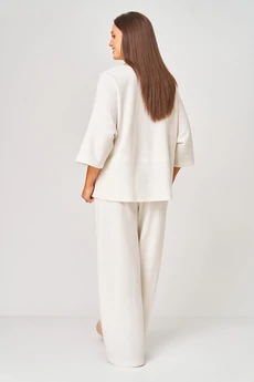 Костюм брючный 1054 молочный V&N fashion