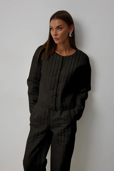 Жакет 1058 чёрный V&N fashion