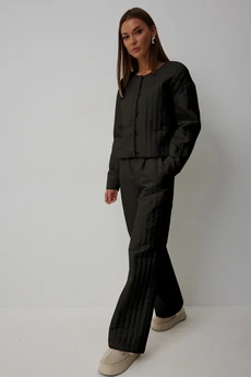 Брюки 1059 чёрный V&N fashion