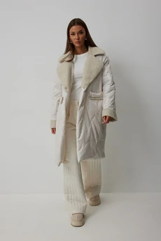 Пальто 1065 бежевый V&N fashion