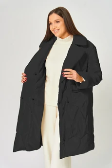 Пальто 1065 чёрный V&N fashion