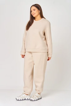 Спортивный костюм 1068 бежевый V&N fashion