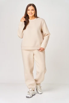 Спортивный костюм 1068 бежевый V&N fashion