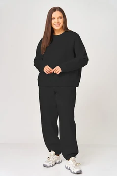 Спортивный костюм 1068 черный V&N fashion