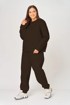 Спортивный костюм 1068 шоколад V&N fashion