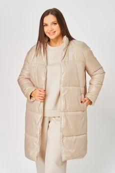 Пальто 1069 бежевый V&N fashion