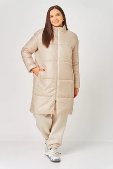 Пальто 1069 бежевый V&N fashion