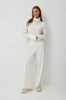 Брюки 1071 молочный V&N fashion