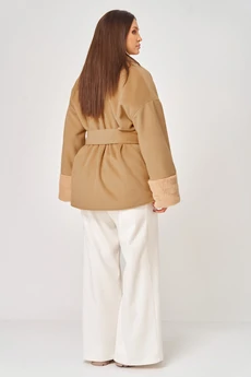 Пальто 1073 охра V&N fashion