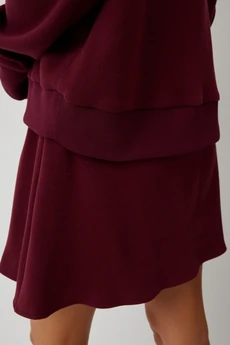 Юбка 1081 бордо V&N fashion