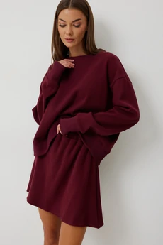 Юбка 1081 бордо V&N fashion