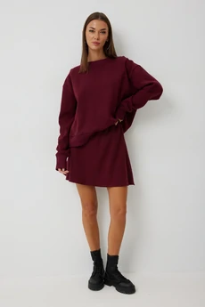 Юбка 1081 бордо V&N fashion