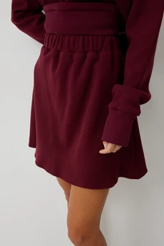 Костюм с юбкой 1082 бордо V&N fashion