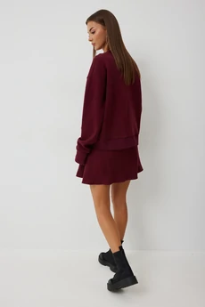 Костюм с юбкой 1082 бордо V&N fashion