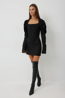 Юбка 1084 черный V&N fashion