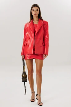 Костюм с платьем 1094 красный V&N fashion