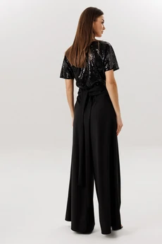 Комбинезон 1095 черный  V&N fashion