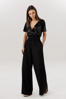 Комбинезон 1095 черный  V&N fashion