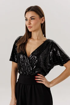 Комбинезон 1095 черный  V&N fashion