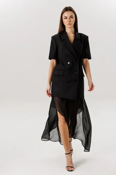 Юбка-шорты 1097 черный V&N fashion