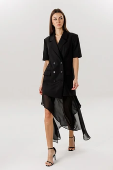 Юбка-шорты 1097 черный V&N fashion