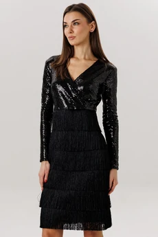 Платье 1099 черный V&N fashion