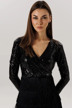 Платье 1099 черный V&N fashion