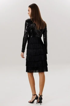 Платье 1099 черный V&N fashion